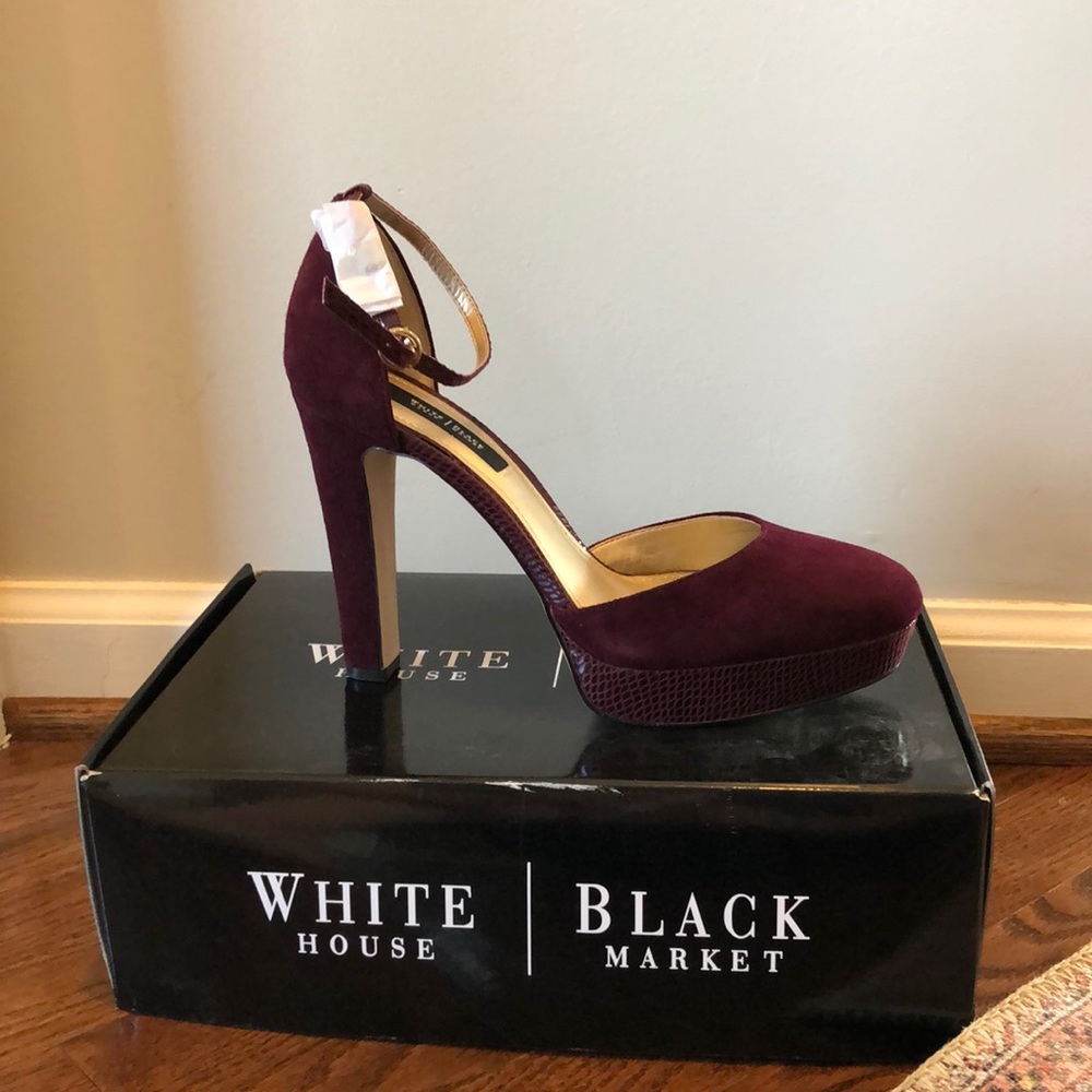 Maroon WHBM heels